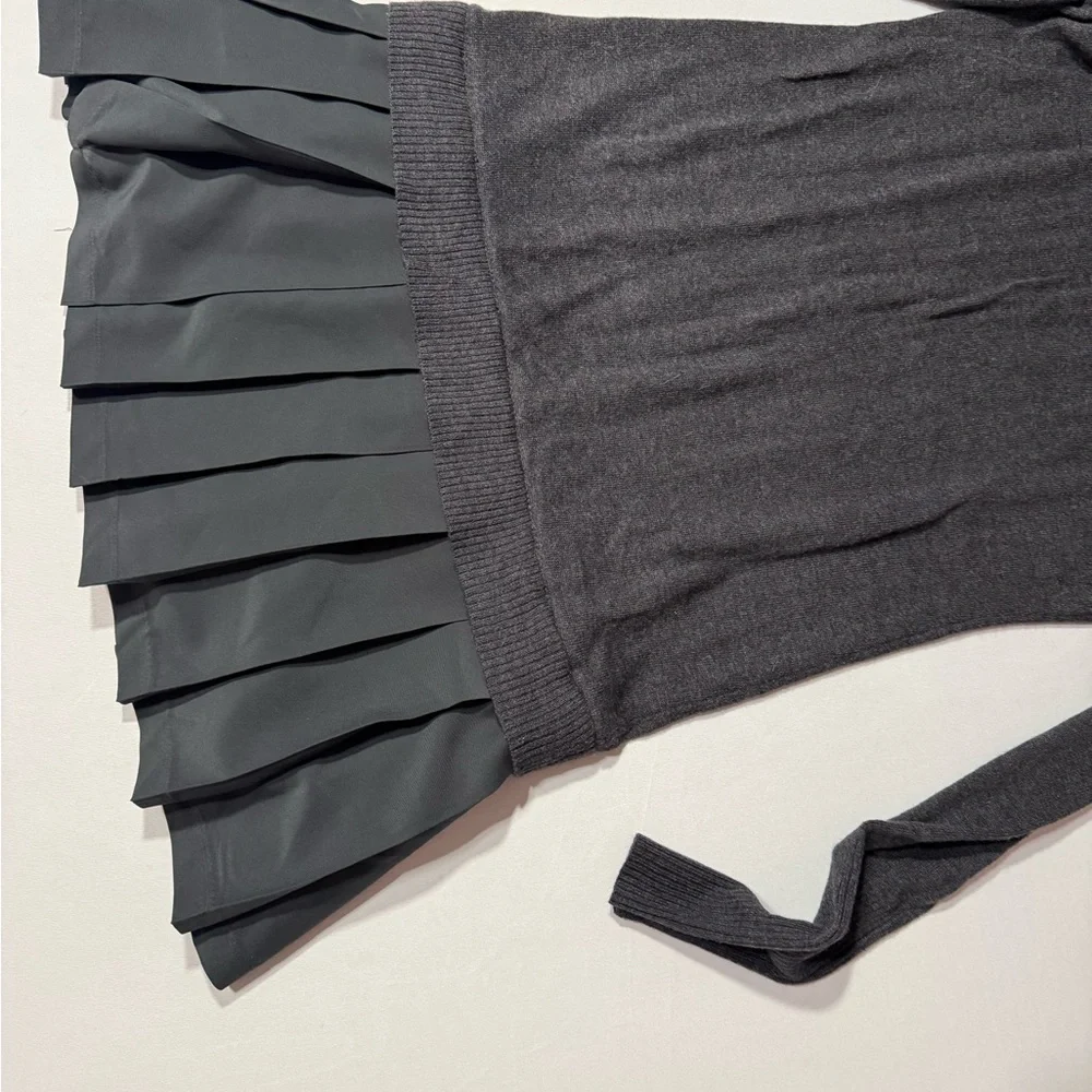 Soft Surroundings Charcoal Ribbed Knit Top - Picture 2 of 3